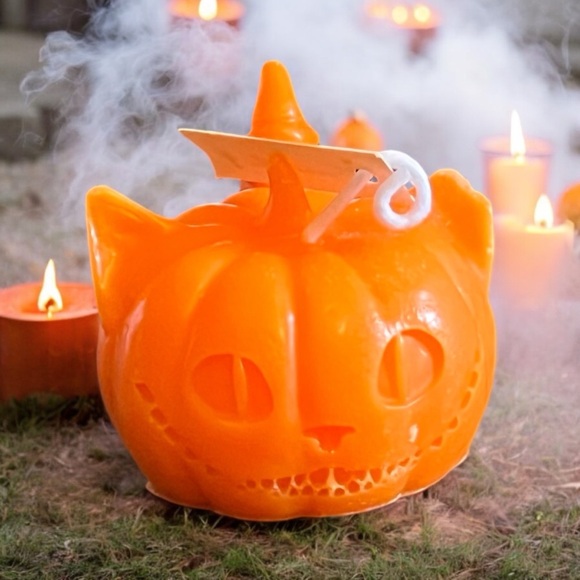 Cat Jack o lantern orange - Picture 2 of 8